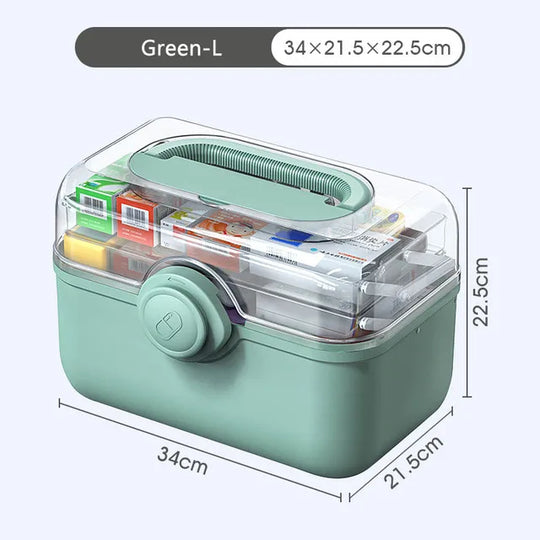 Patharo - Large Capacity Family Medicine Organize Box