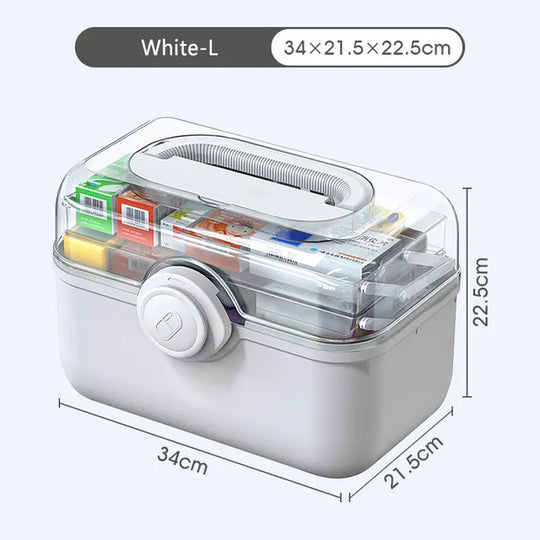 Patharo - Large Capacity Family Medicine Organize Box