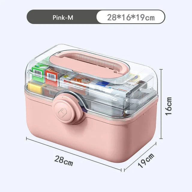 Patharo - Large Capacity Family Medicine Organize Box