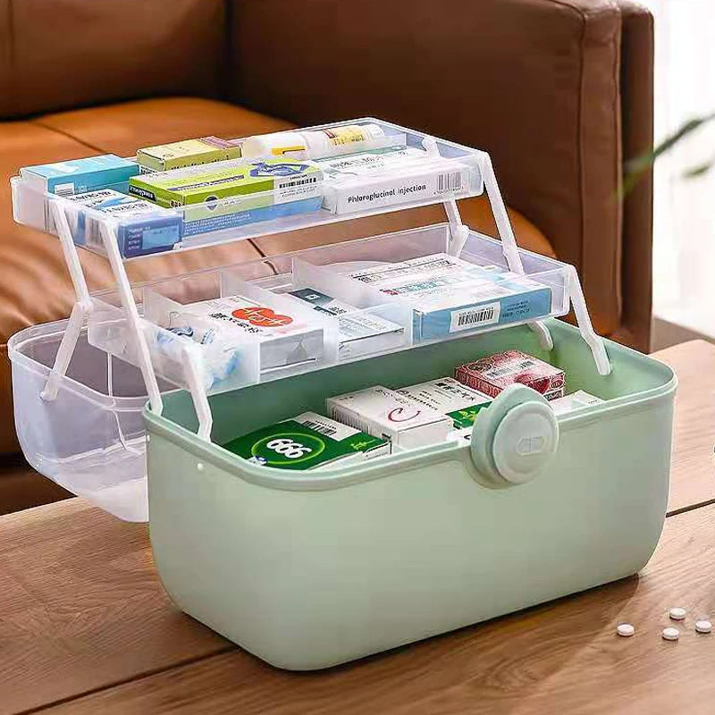 Patharo - Large Capacity Family Medicine Organize Box