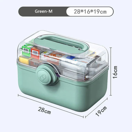 Patharo - Large Capacity Family Medicine Organize Box